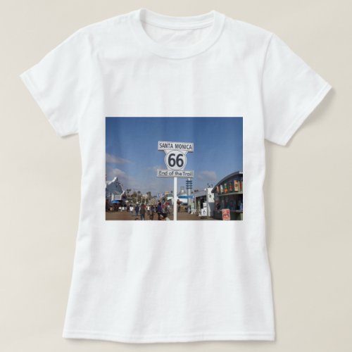 Santa Monica California _ RT 66 T_Shirt