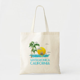 Santa Monica California Sailing Tote Bag