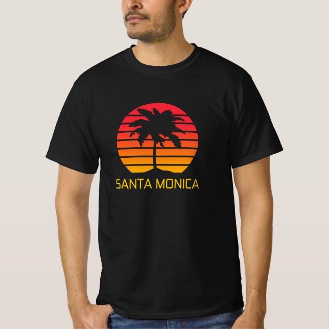 Santa Monica California T-Shirt (Front)