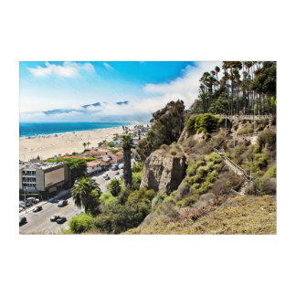 SANTA MONICA CLIFFS Acrylic Art