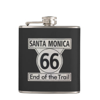 Santa Monica End of the Trail Route 66 Flask