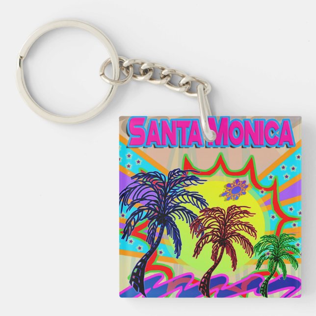 Santa Monica Eternal Keychain (Front)