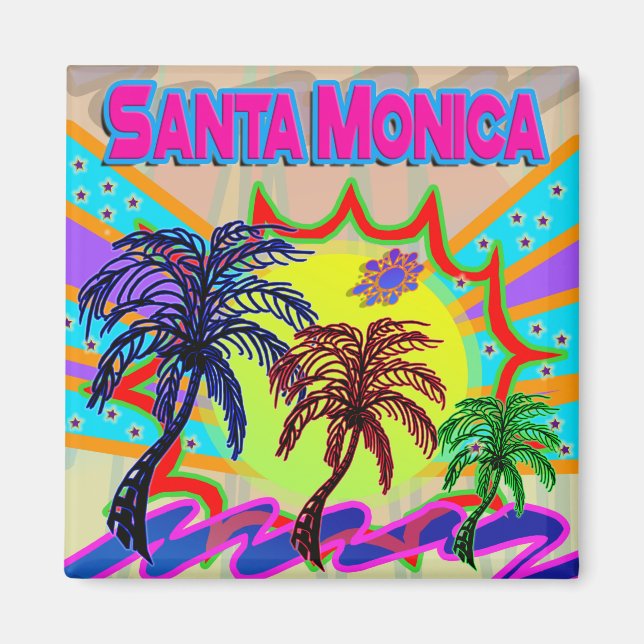 Santa Monica Eternal Magnet (Front)
