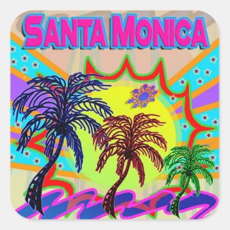 Santa Monica Eternal Sticker