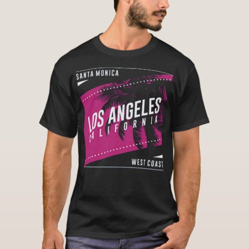 Santa monica los angeles california T_Shirt