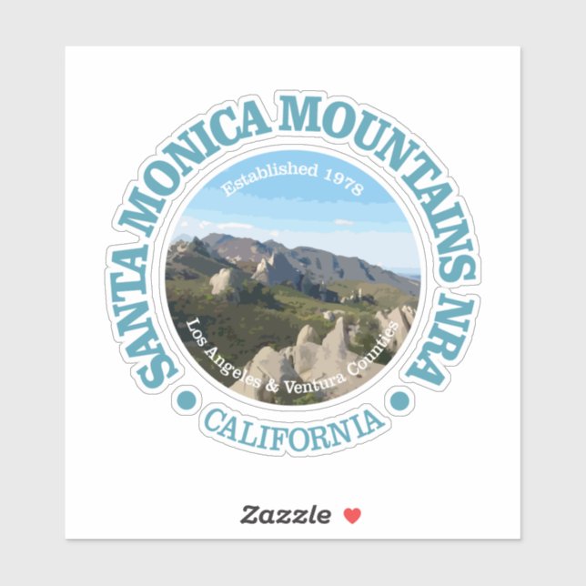 Santa Monica Mountains NRA Sticker (Sheet)