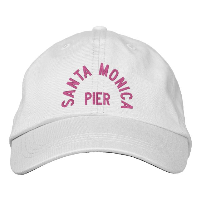 SANTA MONICA PIER Basic Adjustable Cap (Front)