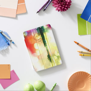 Santa Monica Pier Bursting Colors iPad Mini Cover