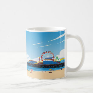 Santa Monica Pier California Los Angeles Coffee Mug