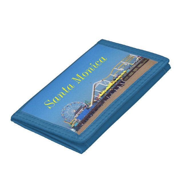 Santa Monica Pier Ferris Wheel Trifold Wallet (Bottom)