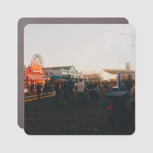 Santa Monica Pier, Los Angeles, California Car Magnet