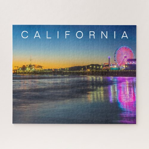 Santa Monica Pier  Los Angeles California Jigsaw Puzzle