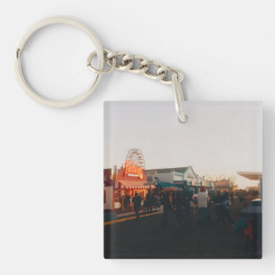 Santa Monica Pier, Los Angeles, California Keychain