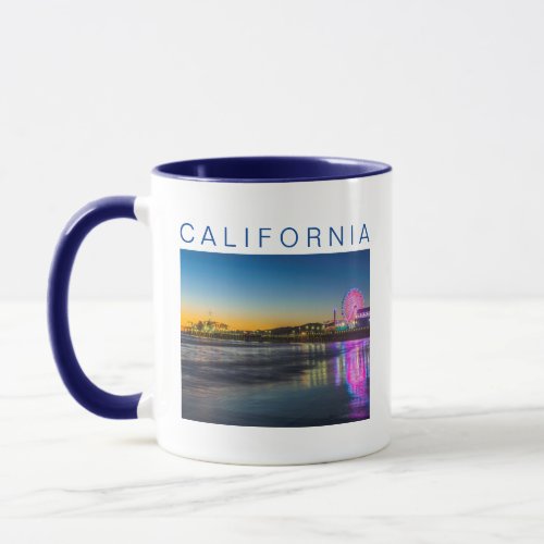 Santa Monica Pier  Los Angeles California Mug