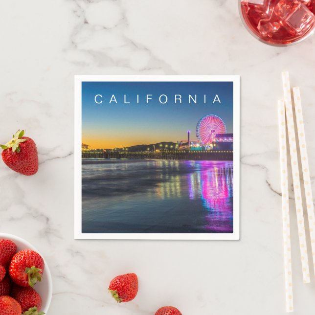 Santa Monica Pier | Los Angeles, California Napkins (Insitu)