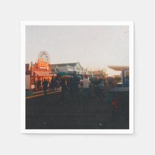 Santa Monica Pier, Los Angeles, California Napkins