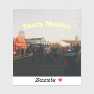 Santa Monica Pier, Los Angeles, California Sticker