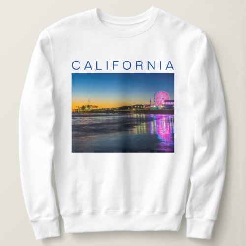 Santa Monica Pier  Los Angeles California Sweatshirt
