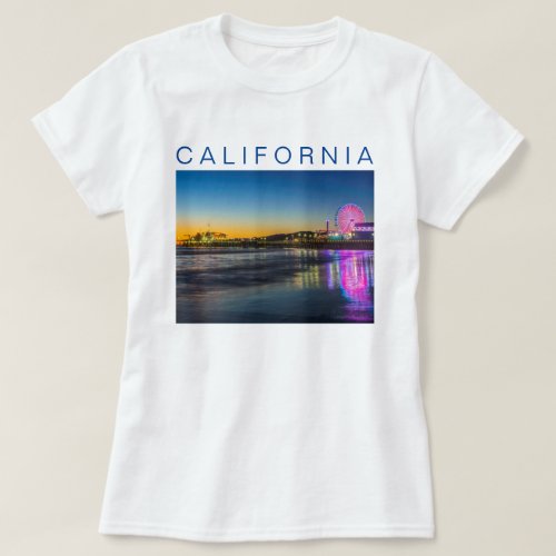 Santa Monica Pier  Los Angeles California T_Shirt