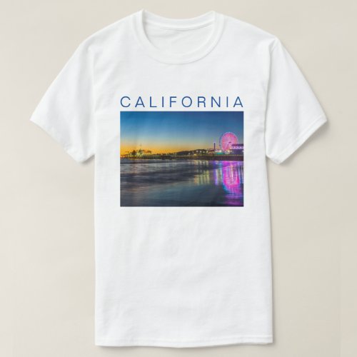 Santa Monica Pier  Los Angeles California T_Shirt