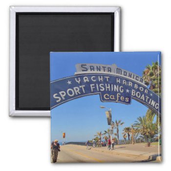 Santa Monica Pier Magnet by malibuitalian at Zazzle