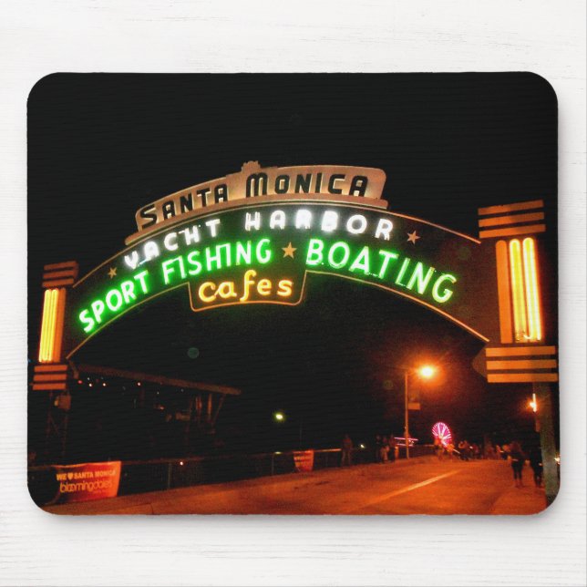 Santa Monica Pier Mouse Pad (Front)