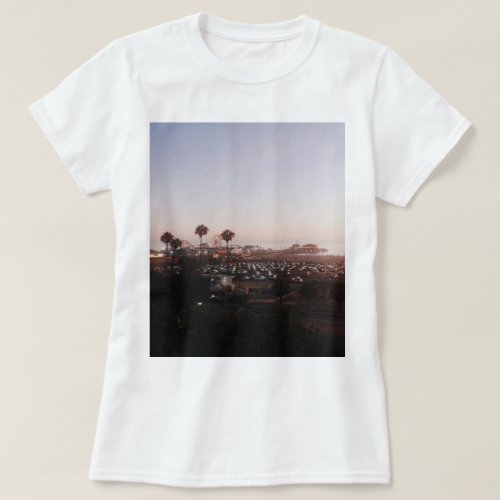 Santa Monica Pier Patch T_Shirt