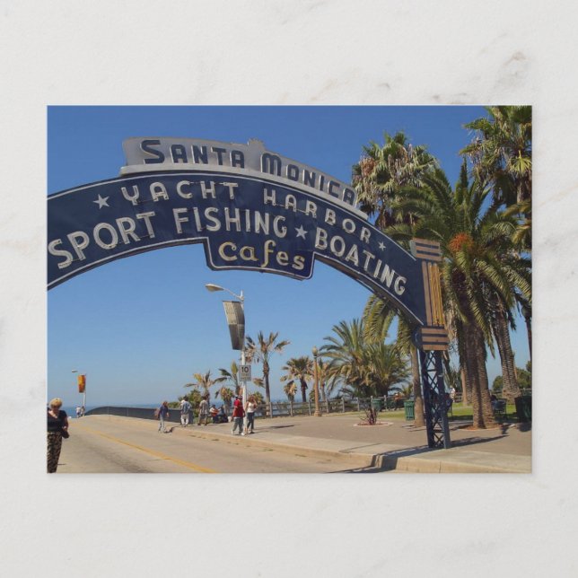 santa-monica-pier postcard (Front)