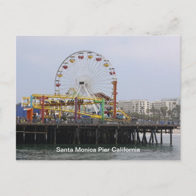 Santa Monica Pier Postcard (Front)