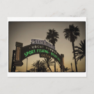 Santa Monica pier Postcard