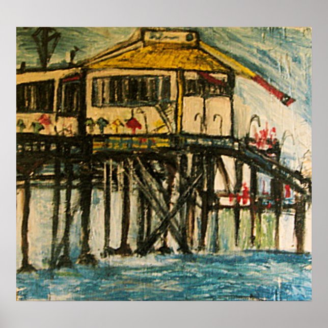 SANTA MONICA PIER POSTER (Front)