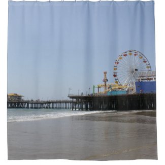 Santa Monica Pier Shower Curtain