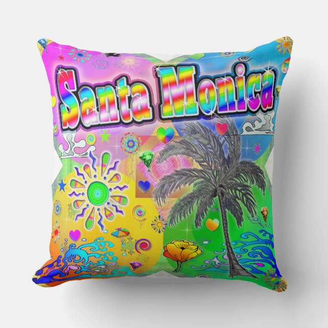Santa Monica Quadro Seasons Pillow (Front)
