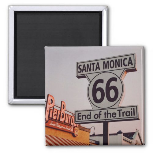 Santa Monica Route 66 California Magnet