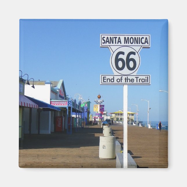 Santa Monica Route 66 Magnet! Magnet (Front)