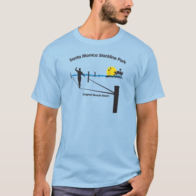 Santa Monica Slackline Park T-Shirt (Front)