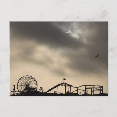 Santa Monica Solar Eclipse Postcard