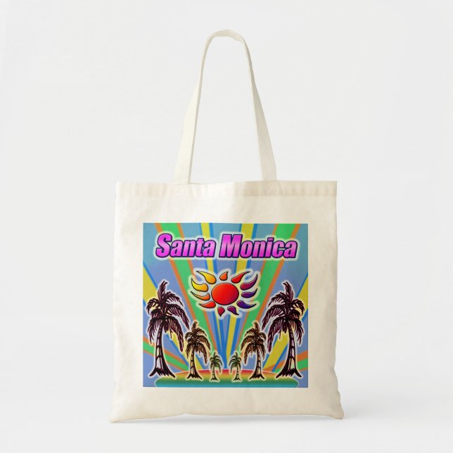 Santa Monica Summer Love Tote Bag (Front)