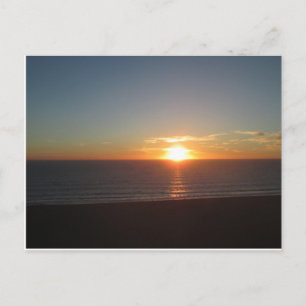 SANTA MONICA SUNSET #1  POSTCARD