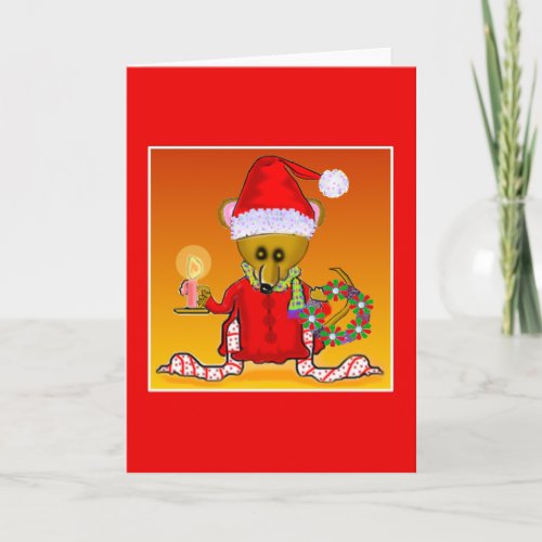 Santa Mouse Greeting Cards