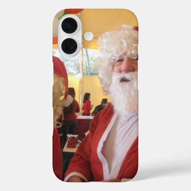 Santa & Mrs. Claus Christmas Celebration – Festive Case-Mate iPhone Case (Back)