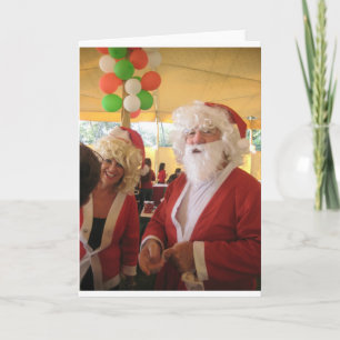 Santa & Mrs. Claus Christmas Celebration – Festive Holiday Card