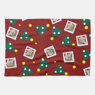 Santa Mrs Claus Christmas Maureen Girard Gifts Kitchen Towel