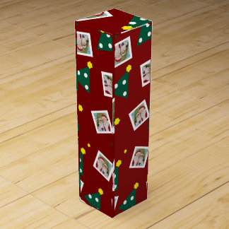 Santa Mrs Claus Christmas Maureen Girard Gifts Wine Box