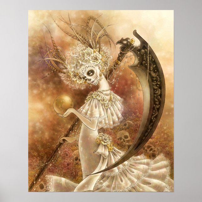 Santa Muerte Art Print (Front)