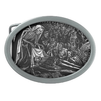 Santa Muerte Belt Buckle