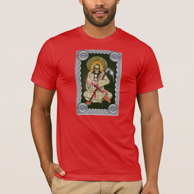 santa muerte (golden) T-Shirt (Front)