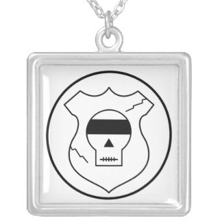 Santa Muerte Magick Law Keep Away Seal Necklace
