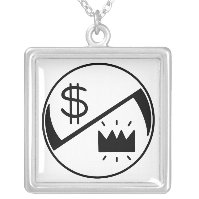 Santa Muerte Magick Money Seal Necklace (Front)