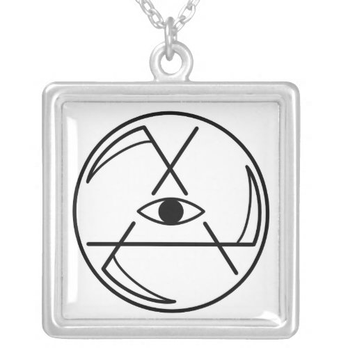 Santa Muerte Magick Psychic Power Seal Necklace